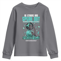 Sexual Assault Awareness Youth Sweatshirt Support African Women Stop Sexual Abuse Awareness