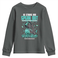 Sexual Assault Awareness Youth Sweatshirt Support African Women Stop Sexual Abuse Awareness