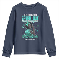 Sexual Assault Awareness Youth Sweatshirt Support African Women Stop Sexual Abuse Awareness
