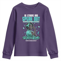 Sexual Assault Awareness Youth Sweatshirt Support African Women Stop Sexual Abuse Awareness