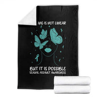 Sexual Assault Awareness Throw Blanket Healing Is Not Linear But It Is Possible