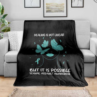 Sexual Assault Awareness Throw Blanket Healing Is Not Linear But It Is Possible