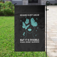 Sexual Assault Awareness Garden Flag Healing Is Not Linear But It Is Possible