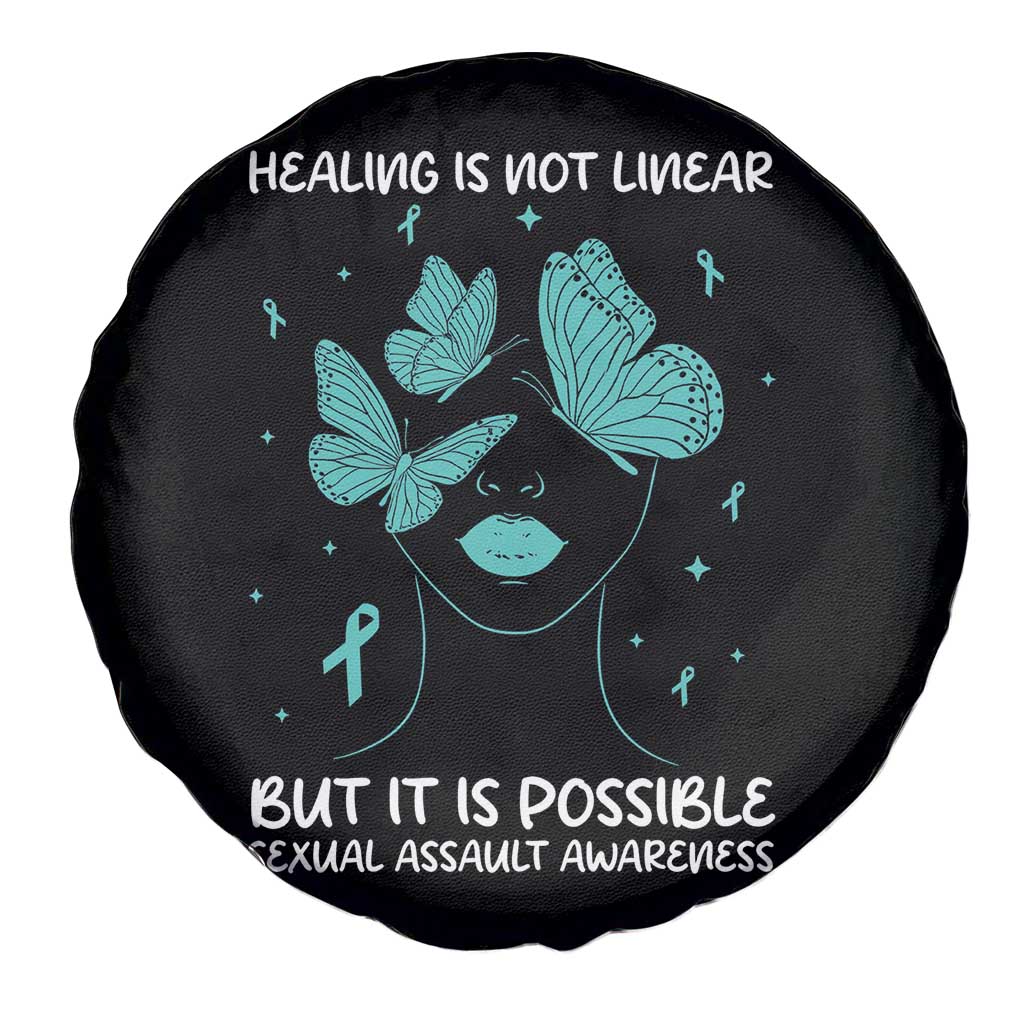 Sexual Assault Awareness Spare Tire Cover Healing Is Not Linear But It Is Possible