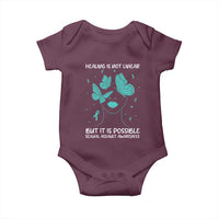 Sexual Assault Awareness Baby Onesie Healing Is Not Linear But It Is Possible