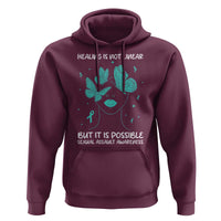 Sexual Assault Awareness Hoodie Healing Is Not Linear But It Is Possible