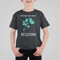 Sexual Assault Awareness T Shirt For Kid Healing Is Not Linear But It Is Possible
