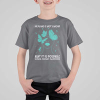 Sexual Assault Awareness T Shirt For Kid Healing Is Not Linear But It Is Possible