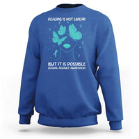 Sexual Assault Awareness Sweatshirt Healing Is Not Linear But It Is Possible
