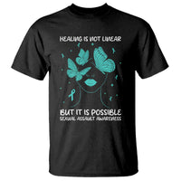 Sexual Assault Awareness T Shirt Healing Is Not Linear But It Is Possible