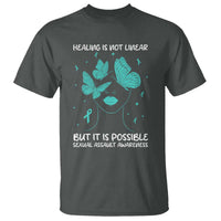 Sexual Assault Awareness T Shirt Healing Is Not Linear But It Is Possible
