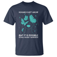 Sexual Assault Awareness T Shirt Healing Is Not Linear But It Is Possible