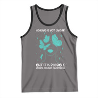 Sexual Assault Awareness Tank Top Healing Is Not Linear But It Is Possible