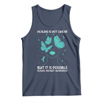 Sexual Assault Awareness Tank Top Healing Is Not Linear But It Is Possible
