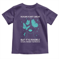 Sexual Assault Awareness Toddler T Shirt Healing Is Not Linear But It Is Possible