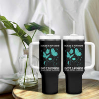 Sexual Assault Awareness Tumbler With Handle Healing Is Not Linear But It Is Possible