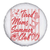 Tired Moms Summer Club Spare Tire Cover Funny Mom Life Beach Vacation