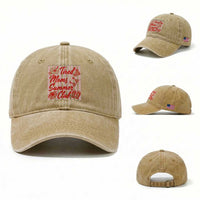 Tired Moms Summer Club Washed Cotton Baseball Cap Funny Mom Life Beach Vacation
