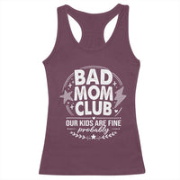 Bad Moms Club Racerback Tank Top Our Kids Are Fine Funny Mom Mother’s Day Gift