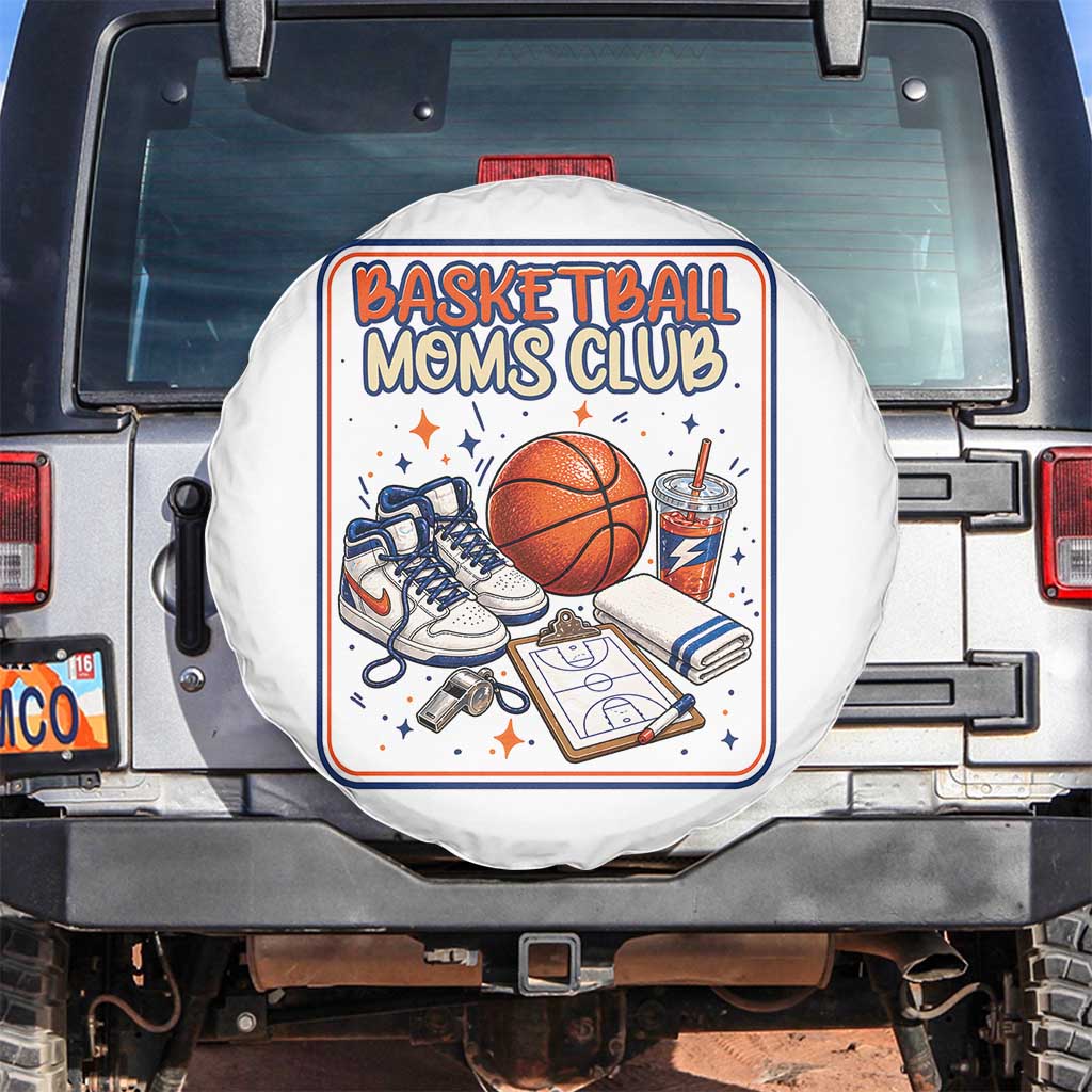 Basketball Moms Club Spare Tire Cover Funny Mother’s Day Gift