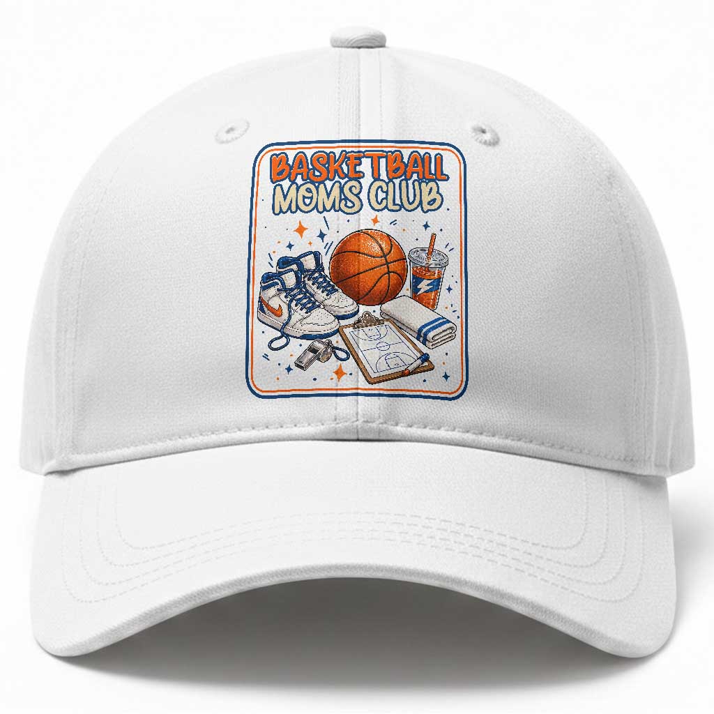 Basketball Moms Club Baseball Cap Funny Mother’s Day Gift