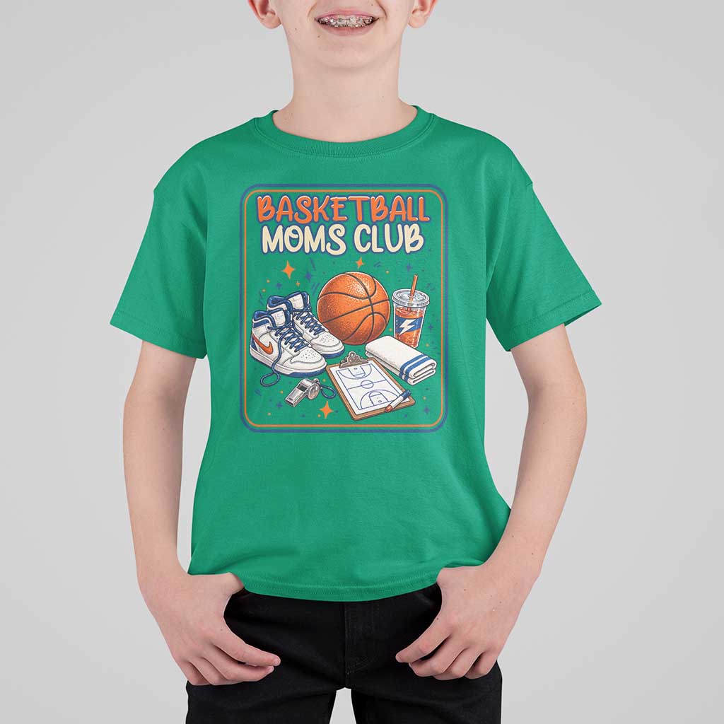 Basketball Moms Club T Shirt For Kid Funny Mother’s Day Gift