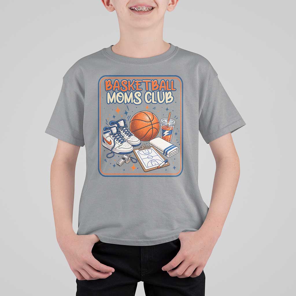 Basketball Moms Club T Shirt For Kid Funny Mother’s Day Gift