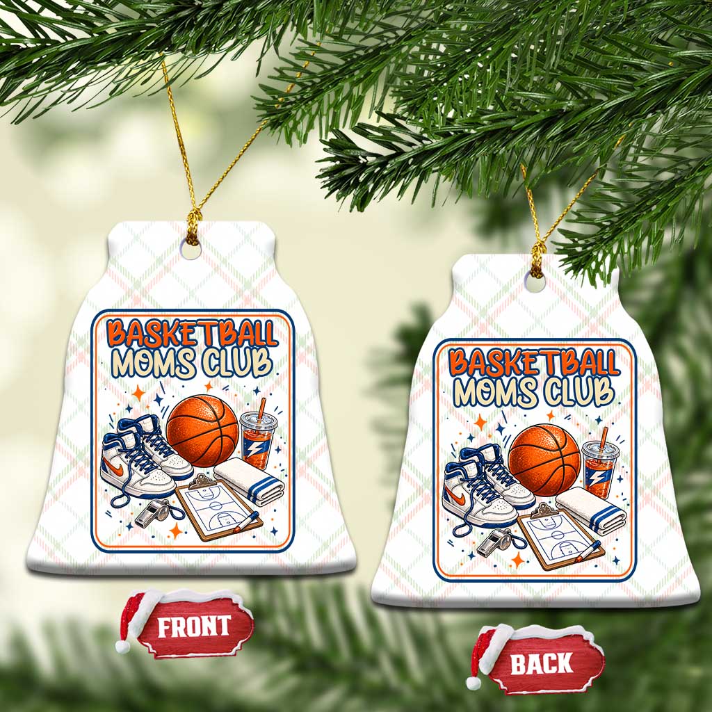 Basketball Moms Club Ceramic Ornament Funny Mother’s Day Gift