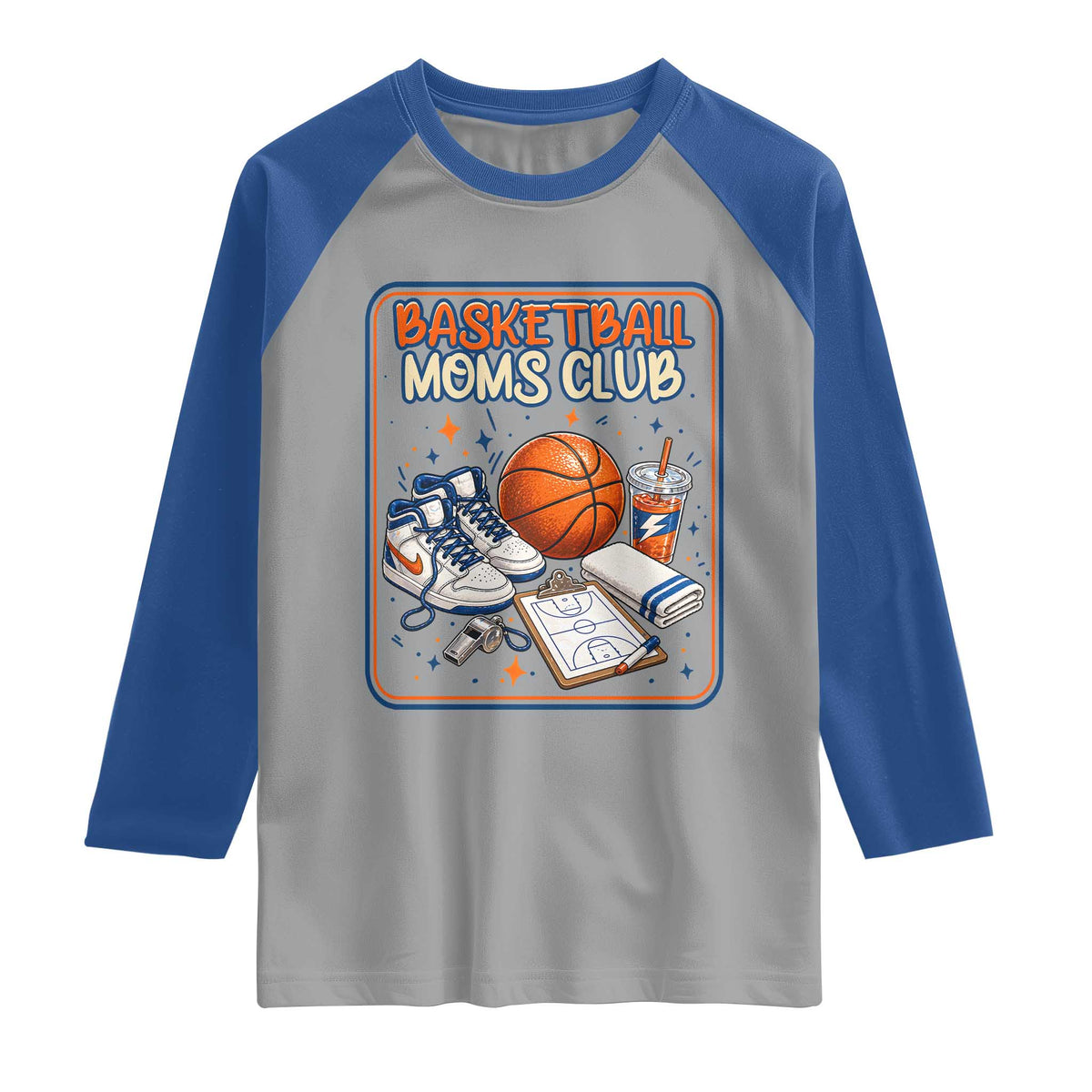 Basketball Moms Club Raglan Shirt Funny Mother’s Day Gift