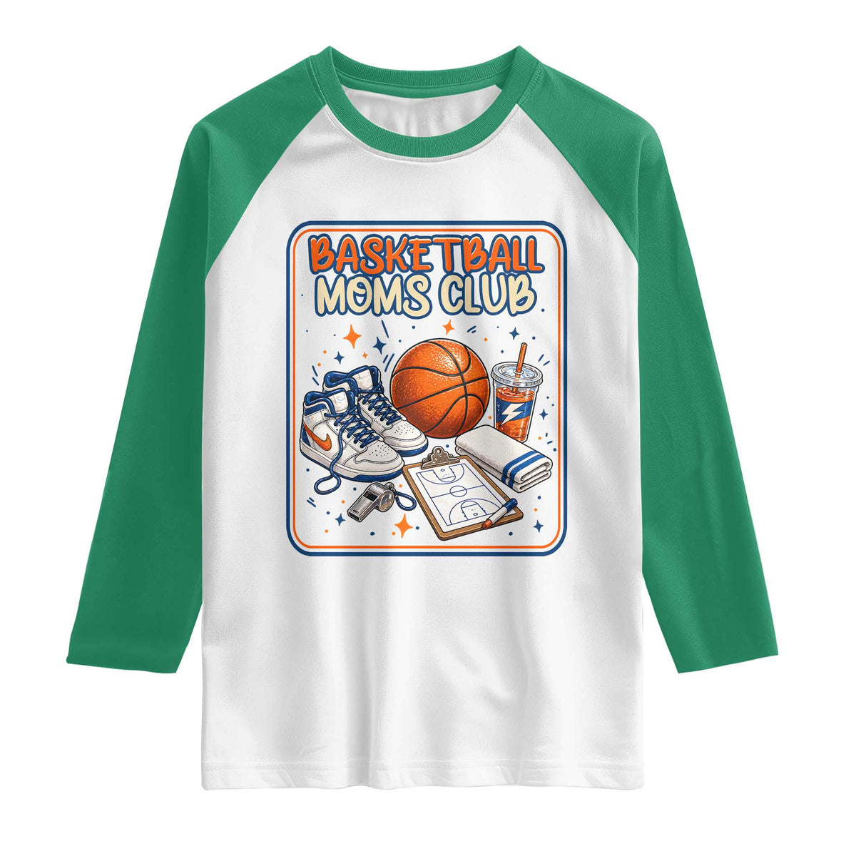 Basketball Moms Club Raglan Shirt Funny Mother’s Day Gift