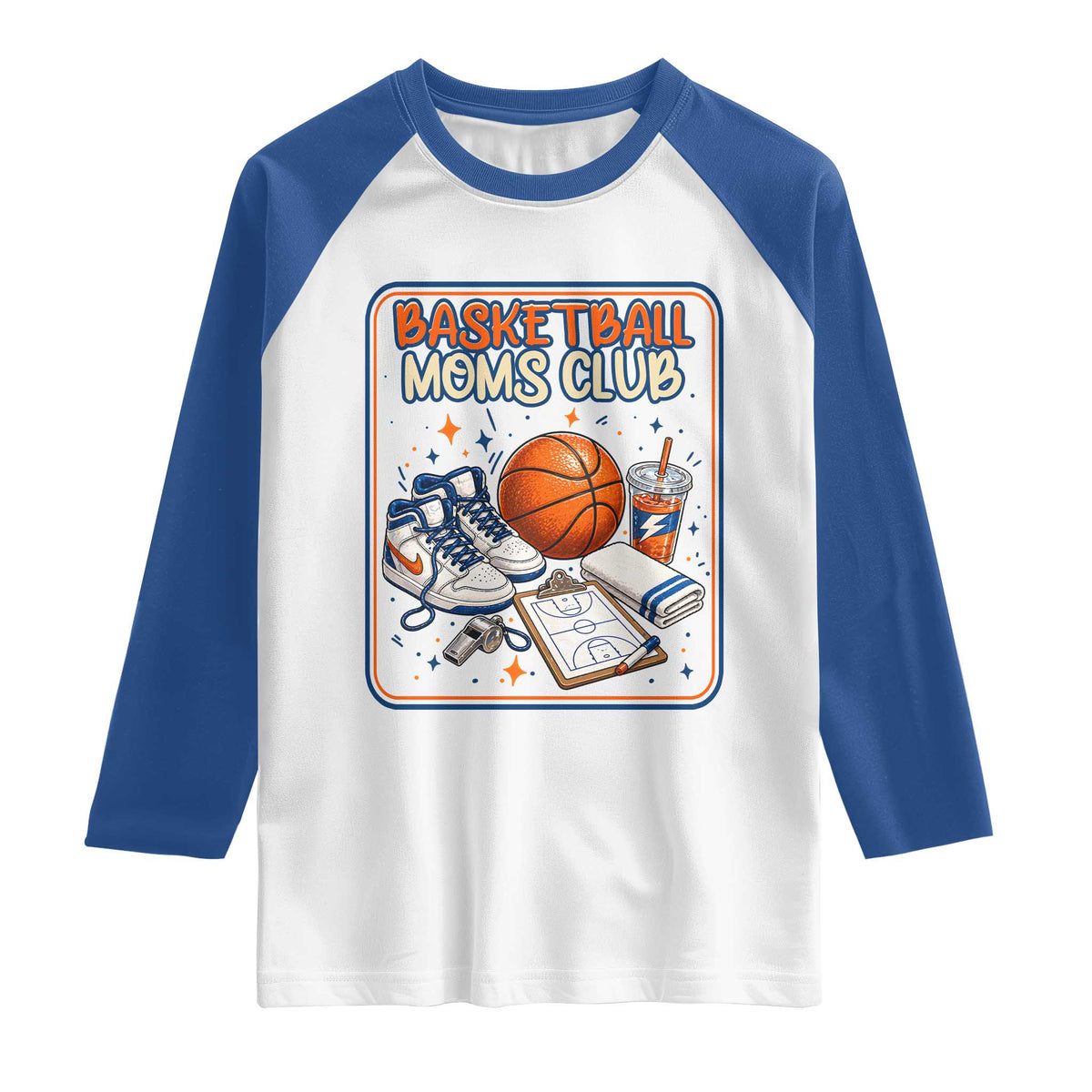 Basketball Moms Club Raglan Shirt Funny Mother’s Day Gift