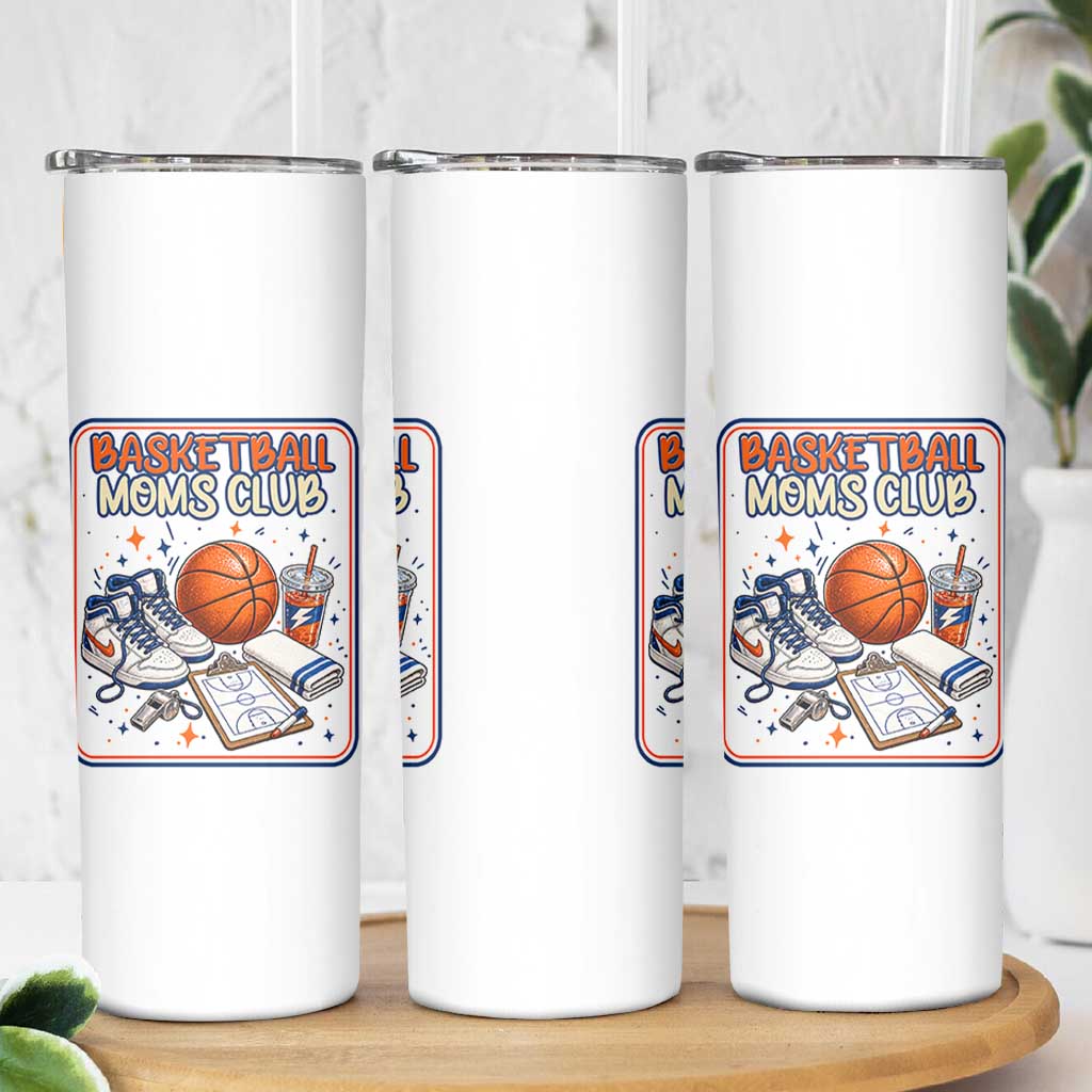 Basketball Moms Club Skinny Tumbler Funny Mother’s Day Gift