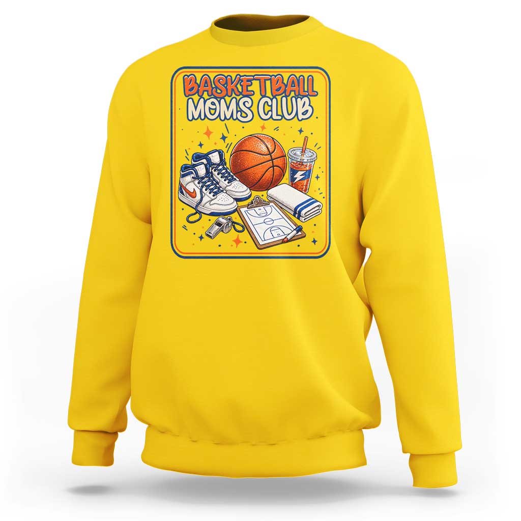 Basketball Moms Club Sweatshirt Funny Mother’s Day Gift