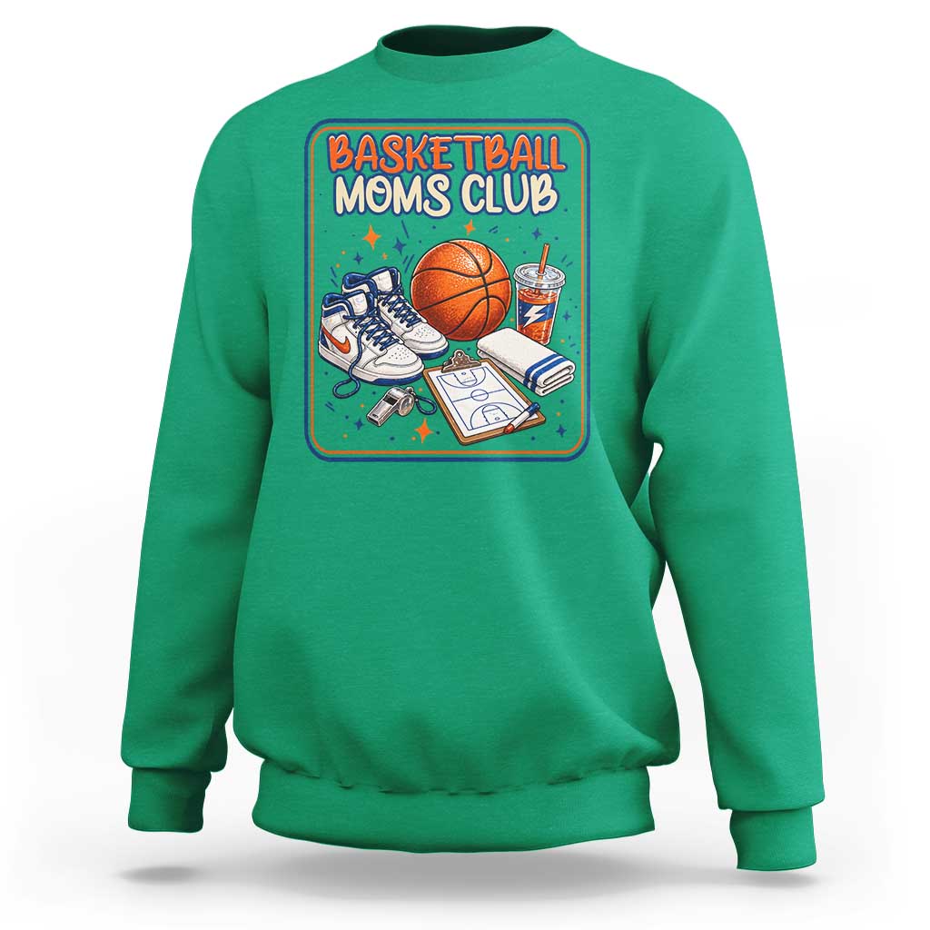 Basketball Moms Club Sweatshirt Funny Mother’s Day Gift