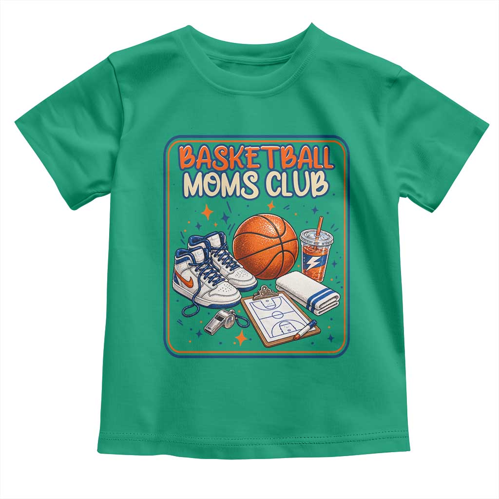 Basketball Moms Club Toddler T Shirt Funny Mother’s Day Gift