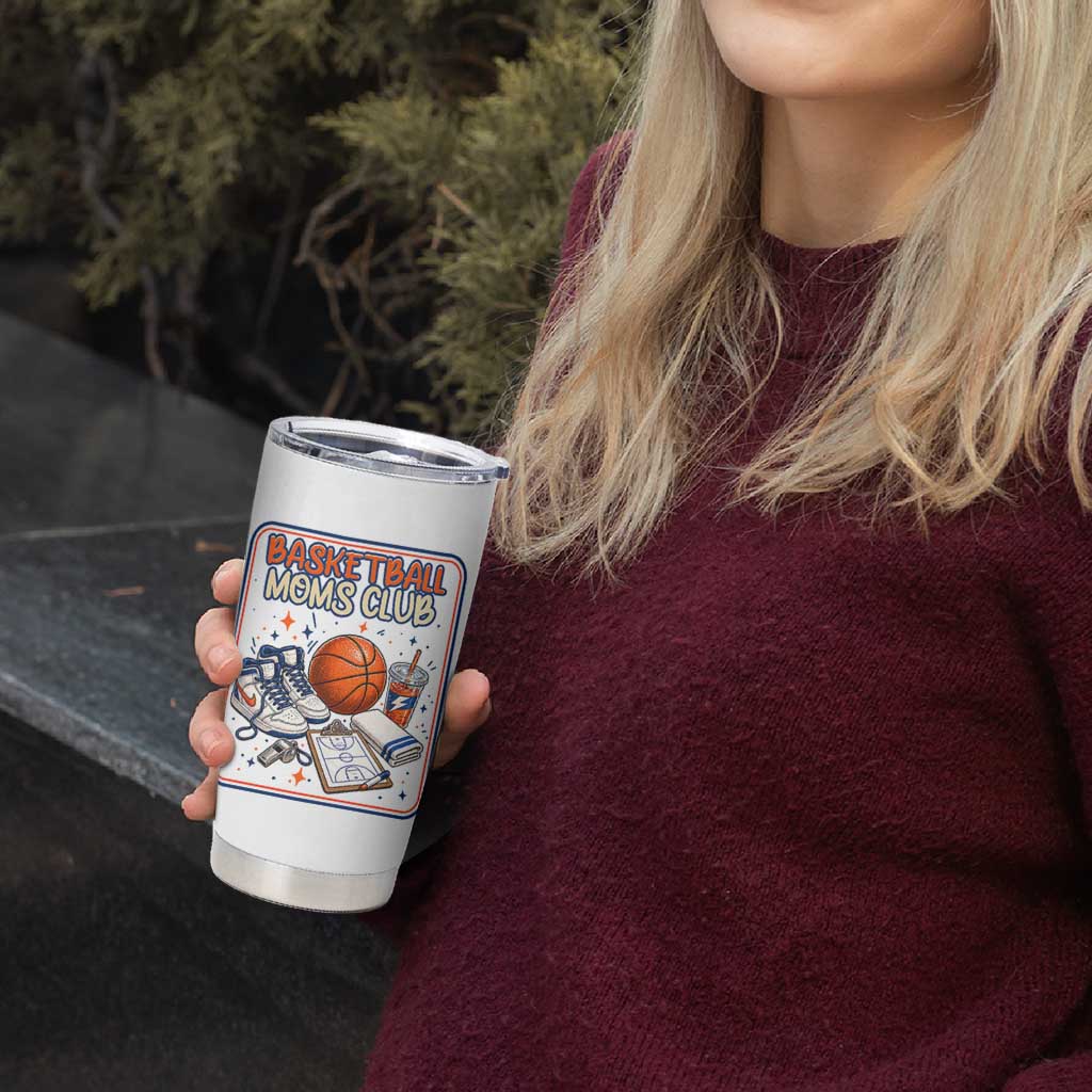 Basketball Moms Club Tumbler Cup Funny Mother’s Day Gift