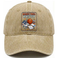 Basketball Moms Club Washed Cotton Baseball Cap Funny Mother’s Day Gift