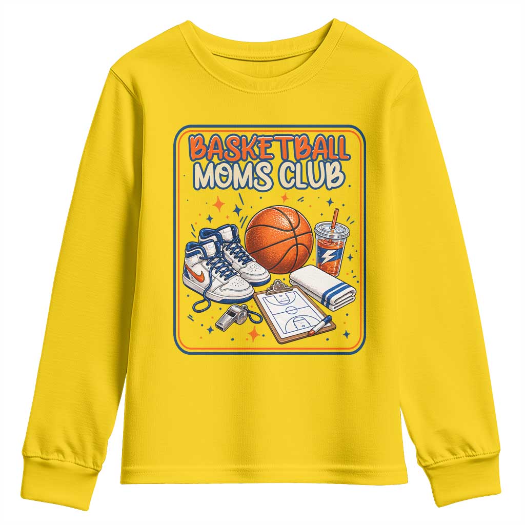 Basketball Moms Club Youth Sweatshirt Funny Mother’s Day Gift