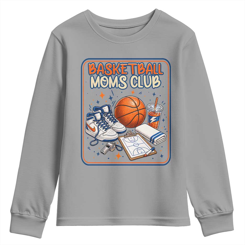 Basketball Moms Club Youth Sweatshirt Funny Mother’s Day Gift