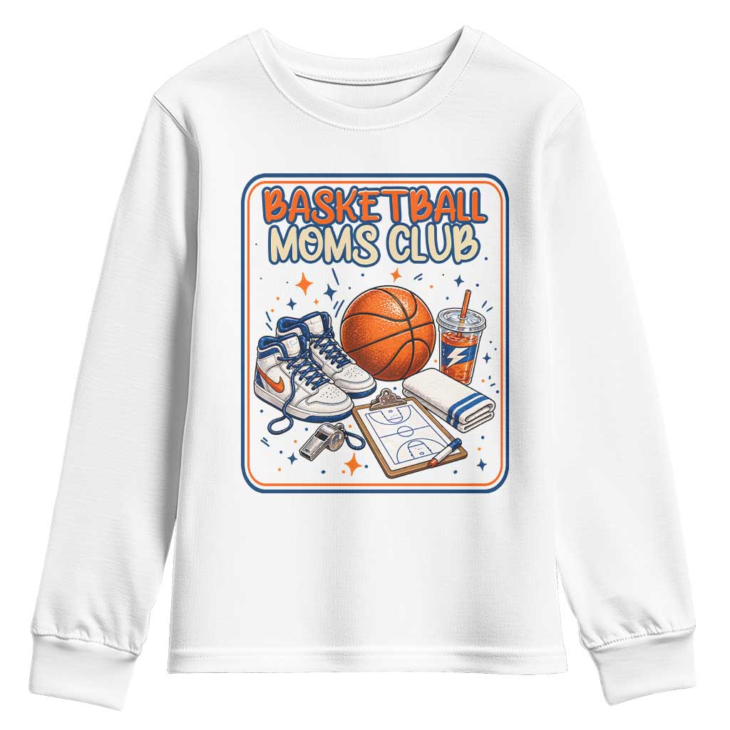 Basketball Moms Club Youth Sweatshirt Funny Mother’s Day Gift