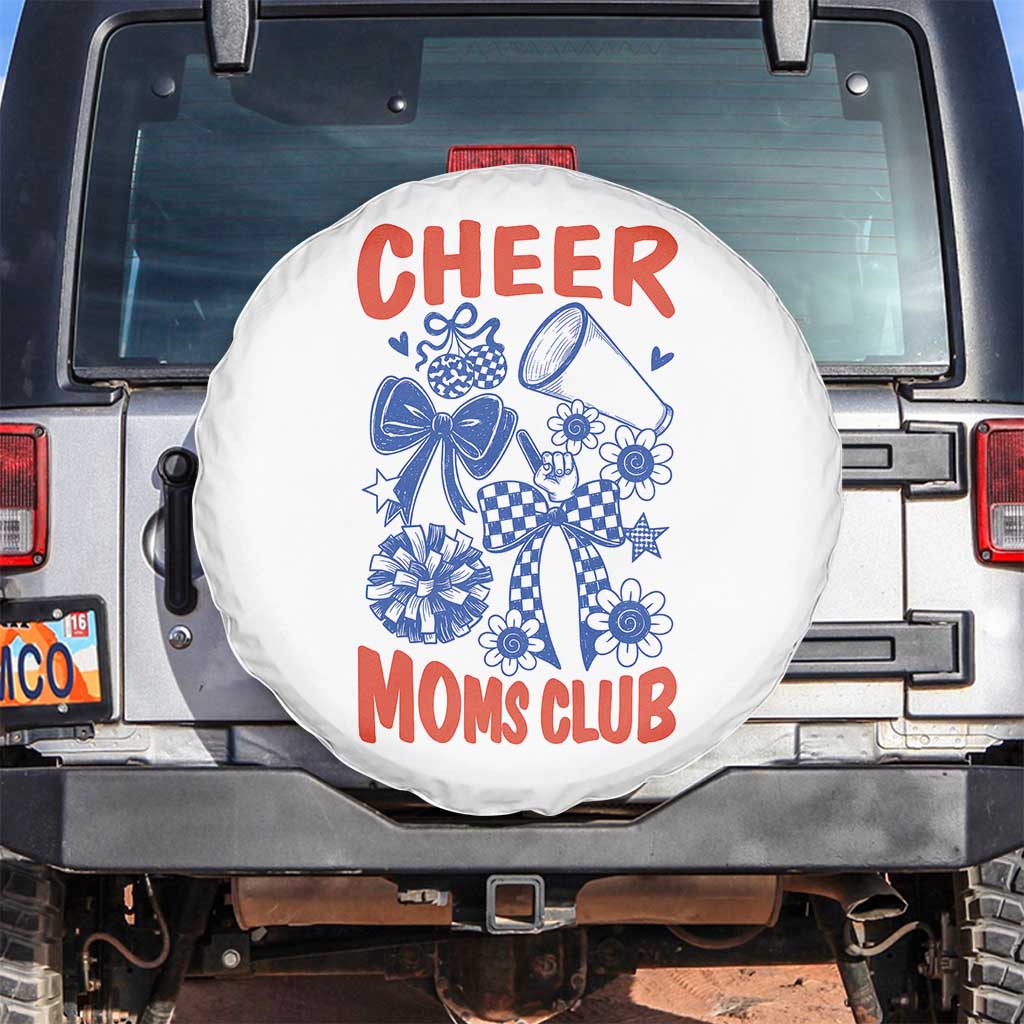 Cheer Moms Club Spare Tire Cover Funny Cheerleading Mom Mother’s Day Gift