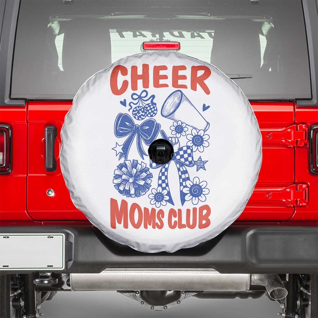 Cheer Moms Club Spare Tire Cover Funny Cheerleading Mom Mother’s Day Gift