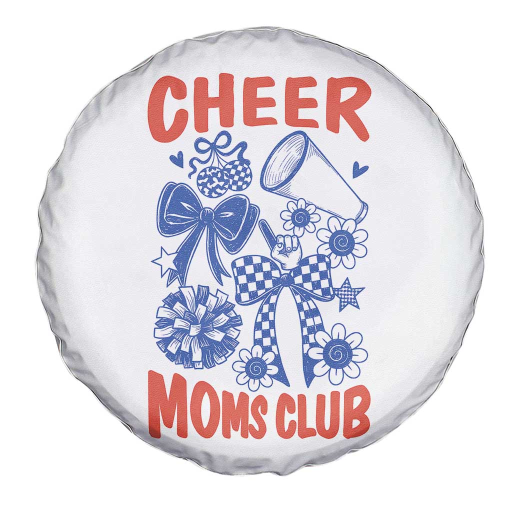 Cheer Moms Club Spare Tire Cover Funny Cheerleading Mom Mother’s Day Gift