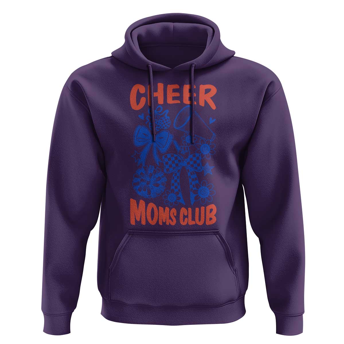 Cheer Moms Club Hoodie Funny Cheerleading Mom Mother’s Day Gift