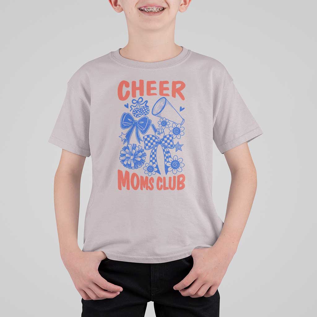 Cheer Moms Club T Shirt For Kid Funny Cheerleading Mom Mother’s Day Gift
