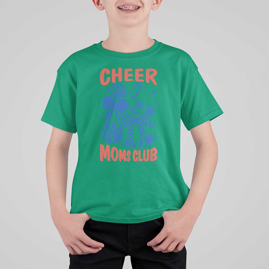 Cheer Moms Club T Shirt For Kid Funny Cheerleading Mom Mother’s Day Gift