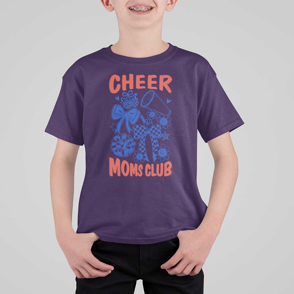 Cheer Moms Club T Shirt For Kid Funny Cheerleading Mom Mother’s Day Gift
