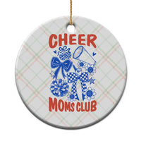 Cheer Moms Club Ceramic Ornament Funny Cheerleading Mom Mother’s Day Gift