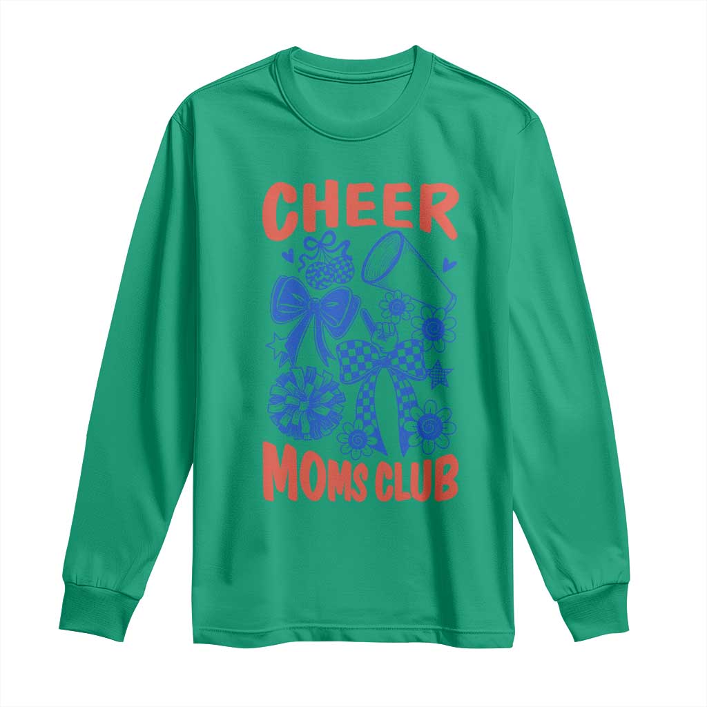 Cheer Moms Club Long Sleeve Shirt Funny Cheerleading Mom Mother’s Day Gift