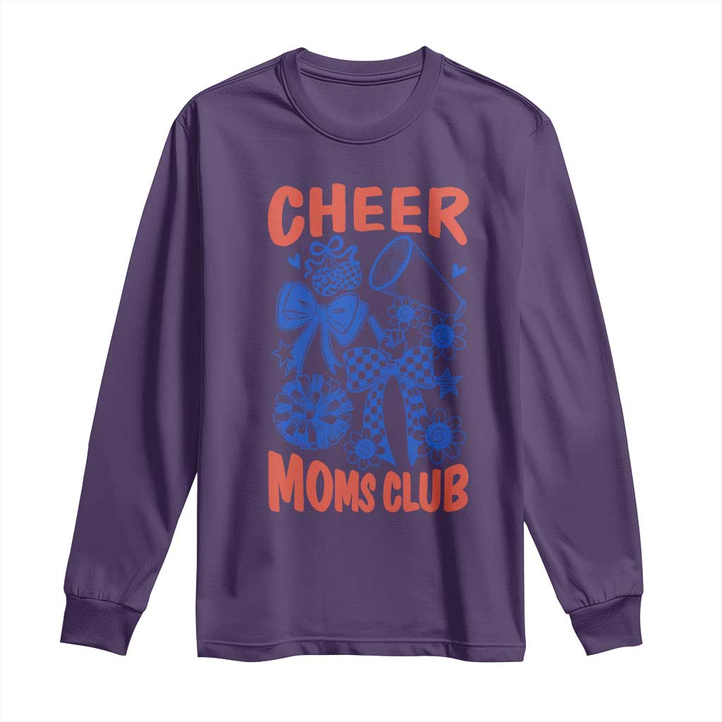 Cheer Moms Club Long Sleeve Shirt Funny Cheerleading Mom Mother’s Day Gift